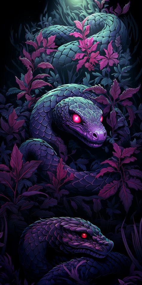 Pretty Phone Backgrounds, 480x800 Wallpaper, Snake Wallpaper, Beautiful Wallpapers For Iphone, Snake Art, Dark Artwork, Komodo Dragon, Witchy Wallpaper, Haim