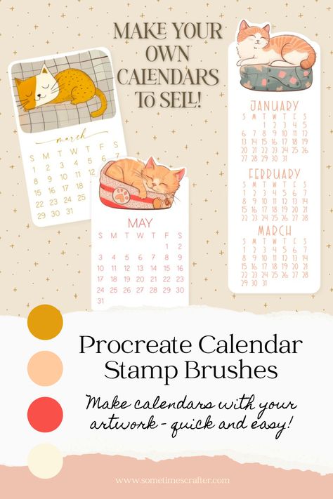 Calendar stamp brusehs make it easy to turn your artwork in to calendars! Make mini calendars, calendar bookmarks, or full page spreads with these stamps! 

#CalendarStampBrushes #ProcreateBrushes #MiniCalendars #PlannerStamps #DigitalStamps #CreativeCalendars #CalendarArt #DIYCalendars #BulletJournaling #CustomPlanners Procreate Calendar, Make Your Own Calendar, Calendar Stamps, Planner Stamps, Diy Calendar, Mini Calendars, 2025 Calendar, Planner Set, Digital Stamps