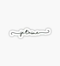 Je Taime Aesthetic, J'taime Tattoo, Je T'aime Aesthetic, Amour Aesthetic, Aquarius Sticker Printable, Aesthetic Sticker, Dark Phone Wallpapers, Stickers For Sale, Phone Wallpapers