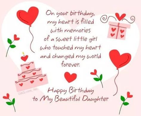 Birthday Wishes for Daughter from Mother Happy Birthday Daughter Wishes, Happy Birthday Quotes For Daughter, Birthday Message For Daughter, Birthday Greetings For Daughter, Wishes For Daughter, Birthday Daughter, Birthday Wishes For Daughter, Birthday Quotes For Daughter, Birthday Poems