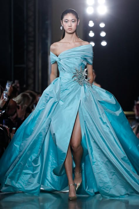 Best Of Bali, 23 Fashion, Elie Saab Spring, Island Fashion, Bali Island, Spring Couture, Blue Gown, Fabulous Dresses, Couture Gowns