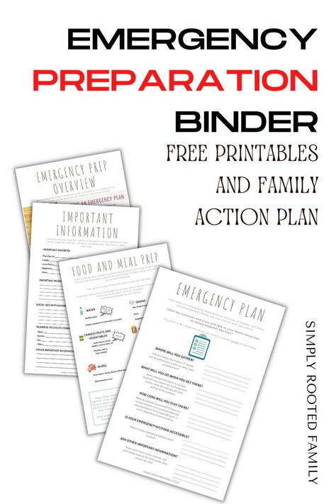 emergency preparedness, emergency food  supply list, parenting, safety kit, emergency binder printables, family safety Emergency Packing List, Family Emergency Binder Printables Free, Family Emergency Plan Free Printables, Emergency Food Supply List, Emergency Binder Checklist, Emergency Binder Free Printables, Emergency Folder, Family Binder Free Printables, Emergency Binder Printables