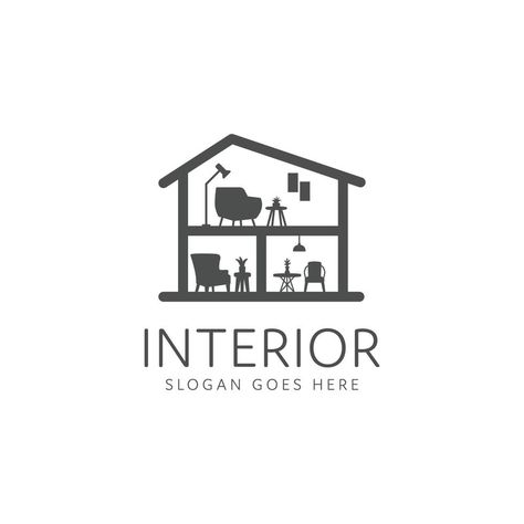 home decoration interior logo design Interior Design Logo Ideas Graphics, Interior Design Logo Ideas, Interior Logo Design, Interior Design Logo Inspiration, Design Logo Ideas, Interior Design Logo, Logo Elements, Bedroom Inspirations Minimalist, Modern Home Interior