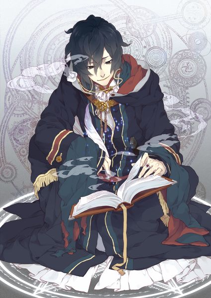 necromancer An Anime, Anime Character, Wizard, A Book, Writing, Anime, Art