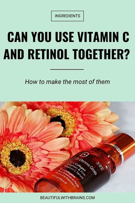 Vitamin C And Retinol, Retinol And Vitamin C, Vitamin C Moisturizer, Retinol Benefits, Skinceuticals Retinol, Vitamin C Mask, Treating Hyperpigmentation, Retinoic Acid, Collagen Mask