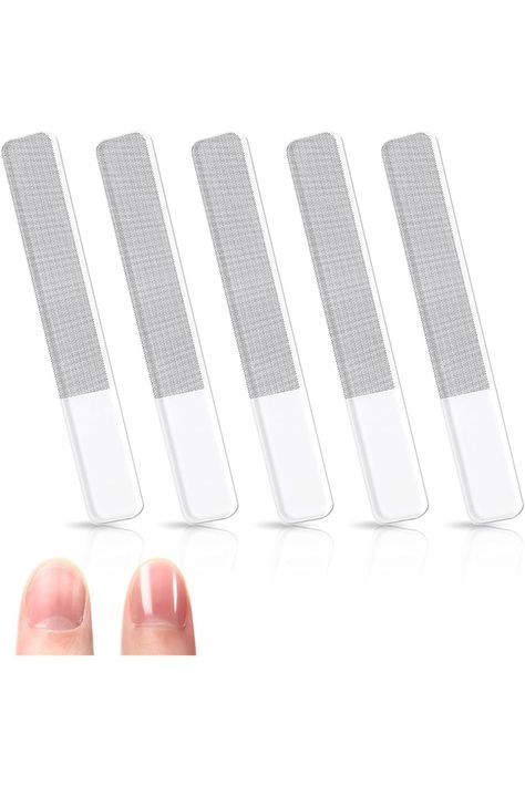 Glass Nail Shiner - 5PC Upgrade Glass Nail File for Natural Nails Nano Nail Buffers Crystal Shine Polisher, Professional Manicure Tools Kit for Acrylic Nail Care Nail Buffers, Glass Nail File, Professional Manicure, Glass Nail, Glass Nails, Manicure Tools, Nail File, Tool Kit, Natural Nails