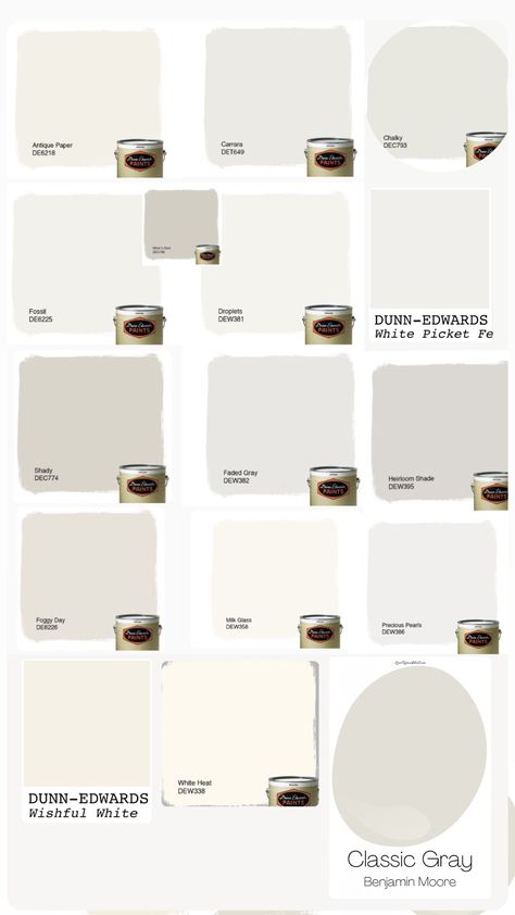 Dunn Edwards Whisper White, Dunn Edwards Paint Colors Interiors, Dunn Edwards Exterior Paint Colors, Paint Color Pallets, Neutral Paint Colors, Dunn Edwards, Neutral Paint, Dunn Edwards Paint, Exterior Paint Colors