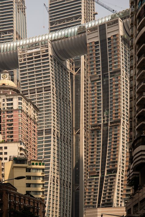 Scifi City, Vertical City, Chongqing China, New Urbanism, China Architecture, Brutalism Architecture, Photography Series, Brutalist Architecture, Structure Architecture