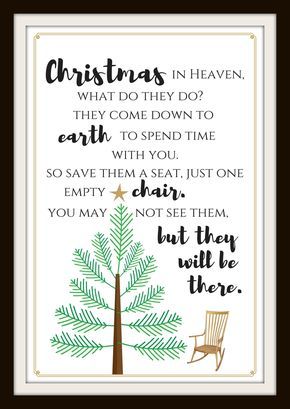 FREE printable. For all those celebrating Christmas while remembering a loved one in Heaven. Christmas In Heaven Poem, Christmas In Heaven Lantern, Heaven Poems, Loved One In Heaven, Lantern Ideas, Heaven Quotes, Christmas Traditions Family, Christmas In Heaven, Free Christmas Printables