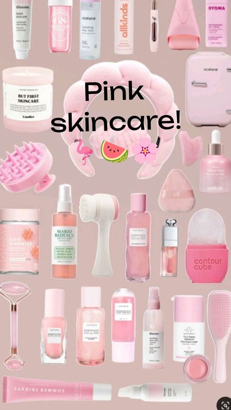 Some Pink skincare! 🦩 Peace People! 🫶 Pink Skin Care Aesthetic, Pink Skin Care, Pink Skincare, Hair Gummies, Skin Care Aesthetic, Sephora Skin Care, Care Aesthetic, Pink Skin, Pretty Skin Care