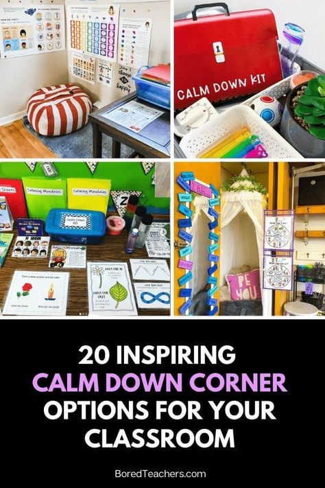 20 Inspiring Calm Down Corner Options for Your Classroom Feeling Corner, Calming Corner Ideas, Peace Corner, Sensory Classroom, Calm Down Kit, Calming Room, Calm Corner, Calm Classroom, Space Classroom