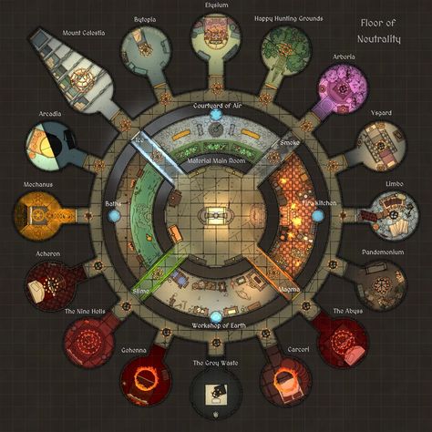 Dnd Conjuration Wizard, Magnificent Mansion Dnd, Dnd Interior Map, Dnd Mansion Map, Dnd Map Ideas, Mansion Battlemap, D&d Dungeon Map, Conjuration Wizard, D&d Maps