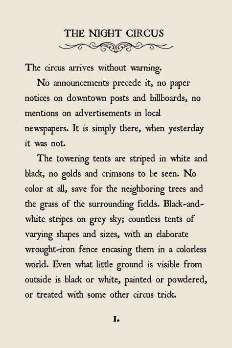 the night circus by erin morgenstern quote printable poster chloeebagi The Night Circus Erin Morgenstern, Books Like The Night Circus, Circus Story Ideas, The Night Circus Aesthetic Book, Erin Morgenstern Quotes, Roles In A Circus, The Starless Sea Quotes, The Night Circus Quotes, The Night Circus Fanart