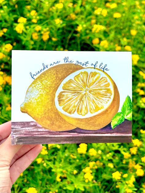 Greeting Card, Stationary, lemon Card, friendship Card, Cute Card, Hand Drawn Art, lemon Print, Cute, lemon lover Gift, citrus Print, Birthday Card, lawn fawn, happy birthday card, minimalist card, lemon design, yellow, birthday for her, best friend birthday, lemon pun card, lemon quote, lemon theme ideas, lemon party ideas, lemon greeting card, friends are the zest of life, you are the zest, zesty card, zest card, lemon tree card, lemon aesthetic, lemon card aesthetic, vintage lemon card, retro Lemon Puns, Citrus Party, Valentines Baby, Lemon Theme, Thank You Happy Birthday, Hand Drawn Cards, Pun Card, Birthday Congratulations, Garden Gift