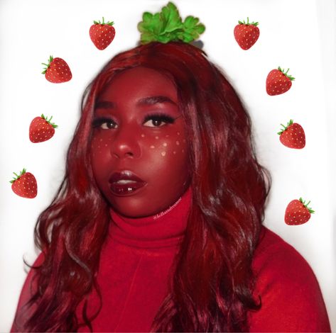 be a cute strawberry for halloween! an easy #lastminute #halloweenmakeup look + costume @wetnwildbeauty @ColourPopCo @nyxcosmetics @elfcosmetics Strawberry Shortcake Makeup, Fruit Makeup, Strawberry Makeup, Cute Strawberry, Halloween Makeup Looks, Nyx Cosmetics, Strawberry Shortcake, Halloween Makeup, Makeup Inspiration