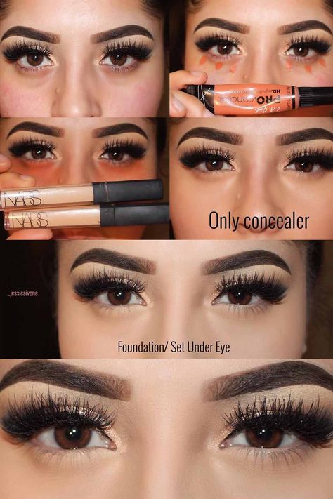 Best Under-Eye Concealer and 5 Tips How to Apply Them ★ See more: http://glaminati.com/best-under-eye-concealer-tips/ Best Under Eye Concealer, Natural Makeup Style, Under Eye Circles, Under Eye Makeup, Hide Dark Circles, Creme Anti Age, Cream Contour, Dark Circle, Under Eye Concealer