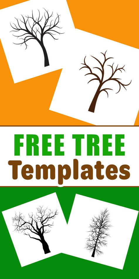 Four Seasons Tree Craft Preschool, Tree Science Activities For Preschool, Preschool Tree Science Activities, Trees For Preschool Learning, Tree Leaf Craft, Tree Literacy Activities Preschool, Tree Exploration Preschool, Fall Shape Tree Preschool, Free Printable Fall Tree