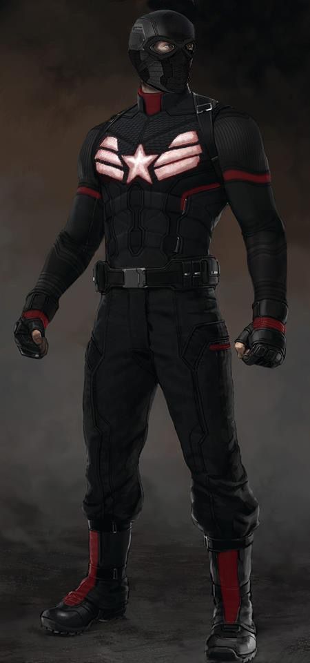 Black Captain America Suit, Dark Captain America, Captain America Black Suit, Captain America Suit Concept Art, Captain America Suit Design, Captain America Concept Art, Captain America Outfit, Captain Hydra, Captain America Suit