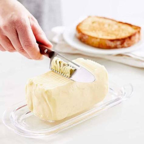 What a cool butter knife. Laguiole Knife, Stainless Steel Kitchen Utensils, Cheese Spreaders, Dinner Restaurants, Cheese Knife Set, Chocolate Spread, Butter Spreader, Butter Cheese, Cheese Dessert