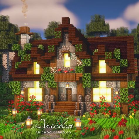 The world download of this vanilla cottage is now available on my Patreon with interior! If you are interested in this building and in supporting me click on the picture. Love you all! 🥰❤️ #cottagecoreminecraft #cottagecore #cottage #minecraftcottage #minecraftaesthetic #aesthetic #aestheticminecraft #minecraft #minecraftinterior Interior Minecraft, Cottagecore Minecraft, Cottage Core House, Victorian House Plans, Minecraft Interior, Picture Love, Farm Craft, Minecraft Cottage, Easy Minecraft Houses