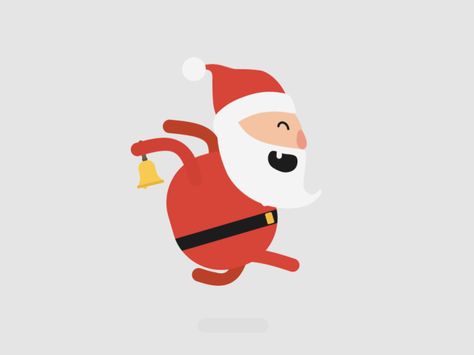 Santa Running, Harry Potter Birthday Decorations, X'mas Card, Animated Christmas Decorations, Xmas Gif, Holiday Gif, Animation Gif, Christmas Decorations For Kids, Harry Potter Birthday