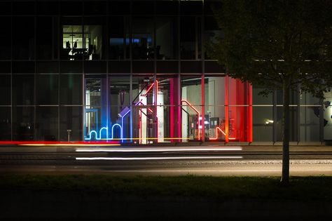 Saint-Gobain Showroom by HEAVY™ Saint Gobain, Corporate Branding, Corporate Design, Typography Logo, Logo Branding, Showroom, Branding