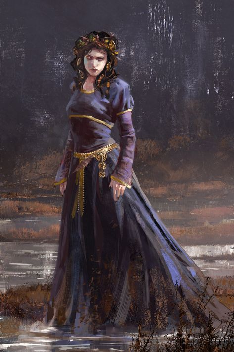 Medieval Witch, Witch Queen, Witch Characters, Female Human, Realistic Art, High Fantasy, Fantasy Rpg, Dark Ages, The Witch