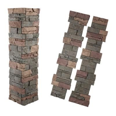 Brick Veneer Panels, Stone Veneer Siding, Stacked Stone Panels, Faux Stone Siding, Column Wraps, Dry Stack Stone, Column Wrap, Brick Columns, Faux Stone Panels