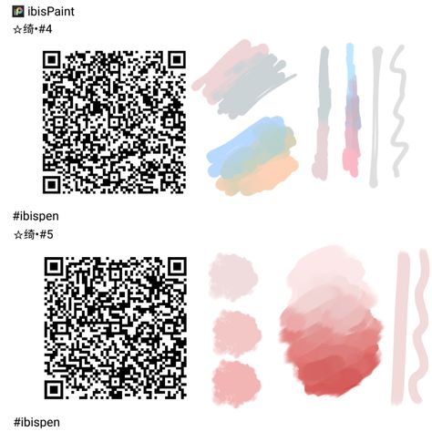 Ibispaint Paint Brush Qr Code, Ibis Paint Qr Codes Brushes, Ibis Paint X Coloring Brush, Oil Painting Ibis Paint, Impressionism Brush Ibis Paint, Ibis Square Brushes, Ibis Oil Brush, Flat Brush Ibis Paint Qr Code, Color Pen Ibis Paint