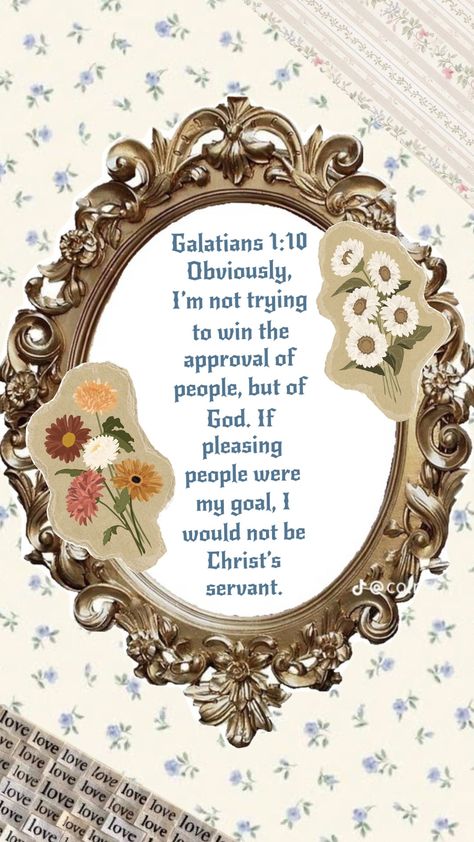 Galatians 1:10 NLT [10] Obviously, I’m not trying to win the approval of people, but of God. If pleasing people were my goal, I would not be Christ’s servant. #bibleverse #JesusChrist #bibleverseoftheday Galatians 1 10, Pleasing People, Prayer Board, 2025 Vision, Verse Of The Day, To Win, Jesus Christ, Bible Verses, Bible