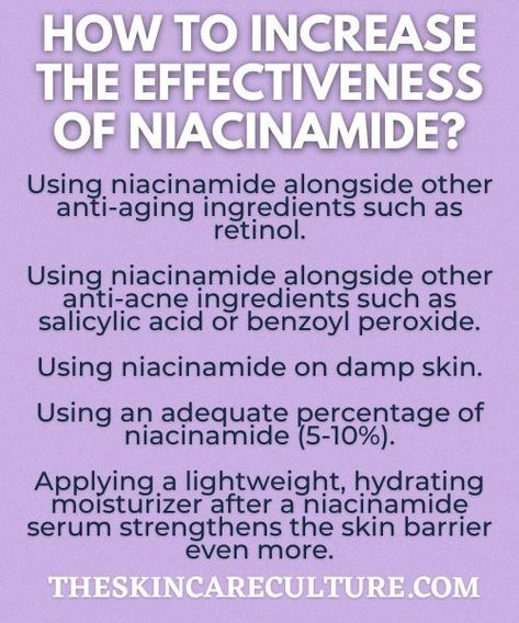 When To Apply Niacinamide, Benzoyl Peroxide And Niacinamide, How To Apply Niacinamide Serum, Niacinamide Before And After, Acne Ingredients, Skin Facts, Niacinamide Serum, Benzoyl Peroxide, Hydrating Moisturizer