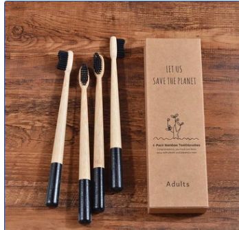 100% Biodegradable Toothbrush made with Eco-Friendly Materials Wooden Toothbrush, Kids Toothbrush, Bamboo Toothbrush, Crude Oil, Bamboo Charcoal, Bamboo Handles, Oral Care, Personalised Kids, Plastic Free