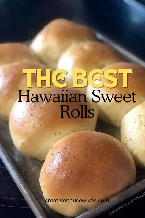 Soft, fluffy, and oh-so-delicious! Learn how to make homemade Hawaiian Sweet Rolls that are the perfect addition to any meal or holiday gathering. Sweet, buttery, and irresistible—your family will love them! Hawaiian Roll Homemade, Hawaiian Sweet Rolls Recipe, Homemade Hawaiian Rolls, Hawaiian Roll Recipes, Sweet Rolls Recipe, Hawaiian Sweet Breads, Hawaiian Buns, Coconut Roll, Sweet Roll Recipe