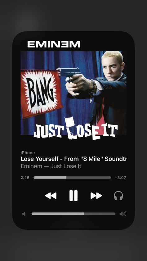 Eminem Lose Yourself, Eminem Music, The Real Slim Shady, Marshall Mathers, Lose Yourself, Slim Shady, Music Mood, Losing You, Eminem