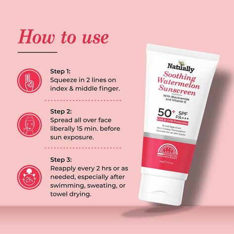 Introducing our Natually Soothing Watermelon Sunscreen with SPF 50 PA+++ enriched with nourishing hero ingredients like niacinamide and vitamin E, and it provides powerful protection against harmful UV rays while keeping your skin hydrated and radiant. Enjoy the refreshing scent of watermelon as you shield your skin from sun damage. Say hello to sun-kissed skin without the worry! . . Tags #spf #sunscreen #spf50 #sun #skin #skincare #icanfeelthefeelsalready #skincaretips #protect #cool #waterm... Shelf Talkers, Social Media Design Inspiration, Skin Skincare, Sun Damage, Spf Sunscreen, Skincare Ingredients, Ely, Sun Kissed, Spf 50