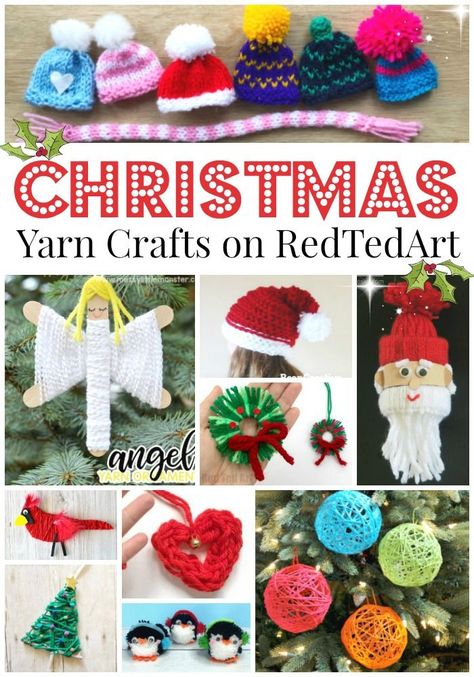 Red Ted Art's Yarn Christmas Crafts! Looking for some adorable and easy Yarn Crafts for Kids to make this Christmas? Look no further? Get in the festive mood with these adoablr Yarn Christmas Crafts - there a number of ridiculously cute Yarn Christmas Ornaments too! Take a peak now. Yarn Christmas Crafts, Christmas Yarn Crafts, Mickey Mouse Ornaments, Yarns Ornaments, Yarn Crafts For Kids, Easy Yarn Crafts, Red Ted Art, Christmas Yarn, Christmas Crafts For Kids To Make