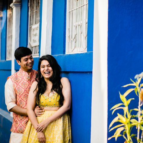 Fontainhas Goa Photography, Goa Pre Wedding Photoshoot, Goa Couple, Fontainhas Goa, Couple Photoshoot Ideas, Anita Dongre, Pre Wedding Shoot, Pondicherry, Wedding Preparation