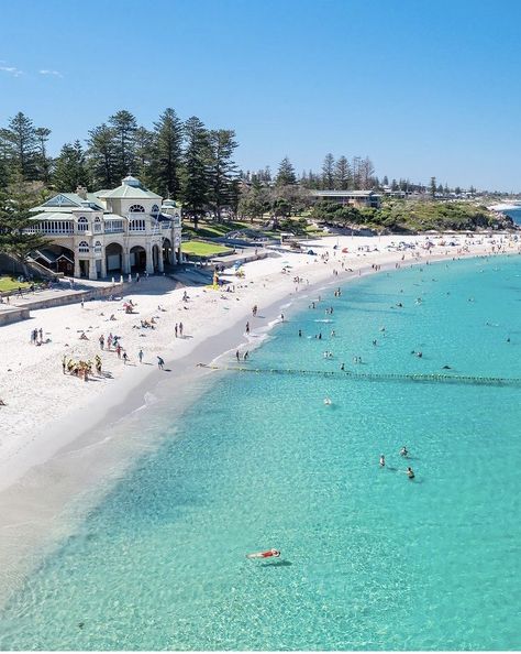 Cottesloe Beach Perth, Australia Scenery, Cottesloe Beach, Perth Western Australia, Beach Bum, Western Australia, Perth, Summer Beach, Adventure Travel