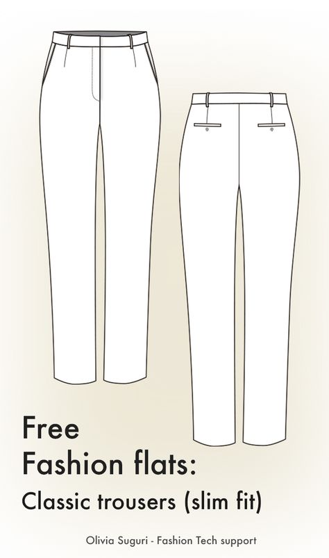 Trouser Illustration Fashion, Flat Pattern, Fashion Illustration Trousers, Mens Trousers Flat Sketch, Denim Pants Technical Drawing, Pants Technical Drawing Women, Fashion Design Inspiration Board, Pants Drawing, Trouser Pattern