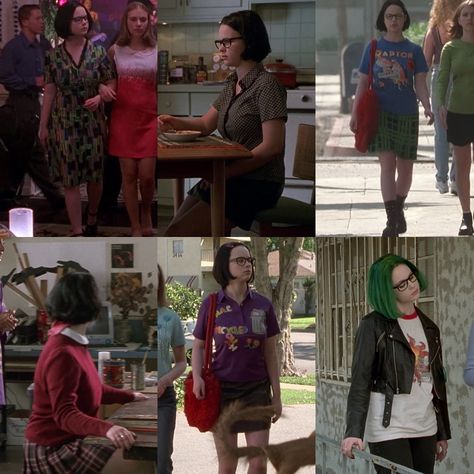 Enid outfits Ghost World #Enid #EnidGhostWorld #EnidGhostWorldoutfit #GhostWorld #outfit #ThoraBirch #clothes Enid Ghost World Outfits, Ghost World Outfits, Ghost World Enid, Enid Ghost World, Cool Girl Costumes, Ghost World, World Fashion, 2000s Outfits, Film Inspiration