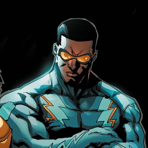 black lightning Black Lightning Art, Black Lighting Dc, Jefferson Pierce, Thunder And Lighting, Lightning Art, Black Heroes, Black Superheroes, Static Shock, Black Lighting