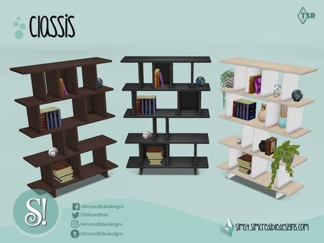 Sims 4 Bookcase, Tree Bookshelf, Sims 1, Sims 4 Cc Finds, Cc Finds, Sims 4 Cc, Animal Skin, Maxis Match, The Sims Resource