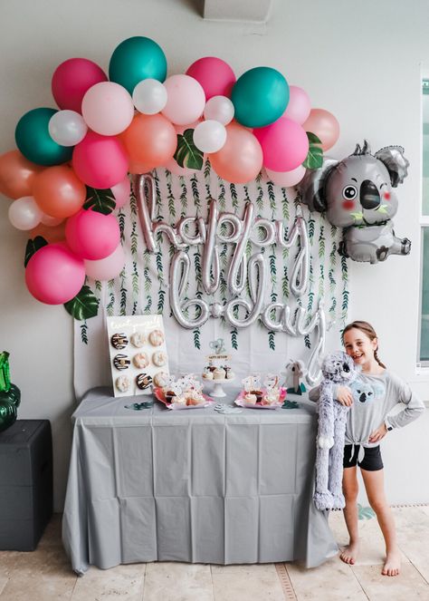 Koala Themed Birthday Party, Koala Party Decorations, Koala Birthday Party, Koala Party, Koala Birthday, Daniel Tiger Birthday Party, Tiger Birthday Party, Winter Onederland Birthday Party, 7th Birthday Party Ideas