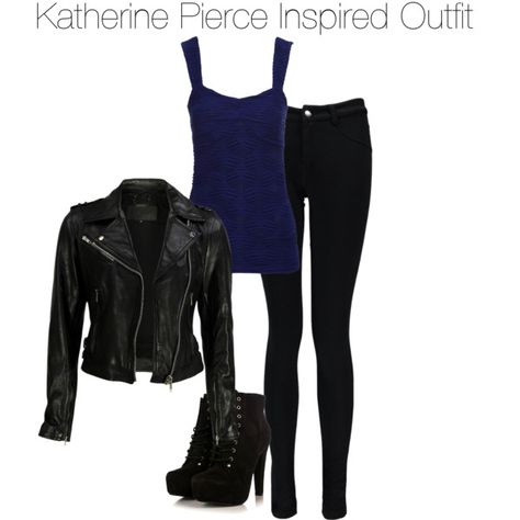 Katherine Pierce Inspired Outfit by staystronng on Polyvore featuring Jane Norman, VIPARO, Boohoo, tvd and KatherinePierce Katherine Pierce Shoes, Katherine Pierce Outfit Ideas, Katherine Pierce Outfits Polyvore, Tvd Outfits Ideas, Vampire Diaries Katherine Outfits, Vampire Academia Outfits, Tvd Inspired Outfits, Tvd Outfit Ideas, Katherine Outfits