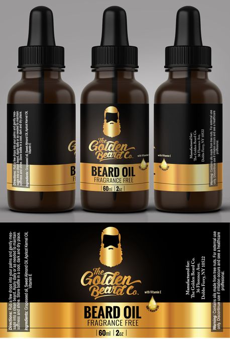 Create a luxury beard oil label by kakofonija Beard Oil Label Design, Beard Oil Label, Beard Oil Packaging, Oil Label, Cbd Dog Treats, Cbd Oil Benefits, Bottle Label Design, Cosmetic Packaging Design, Bath Bomb Recipes