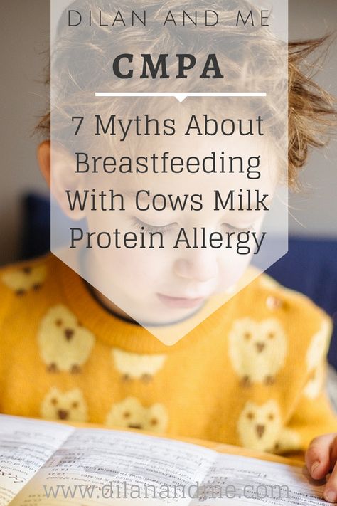 7 Myths About Breastfeeding With Cows Milk Protein Allergy - Busting myths about CMPA and dairy allergies, like calling it Cows Milk Protein Intolerance or lactose intolerance, talking about hidden milk or saying allergens don't enter breast milk. Get some CMPA facts here! More support for mums breastfeeding babies with a dairy allergy at www.dilanandme.com/dairyfree Cmpa Breastfeeding Diet, Milk Protein Allergy Diet, Dairy Allergy Baby, Milk Allergy Baby, Milk Protein Allergy Diet Breastfeeding, Allergy Rash, Not Producing Enough Breastmilk, Cows Milk Protein Allergy Baby, Cows Milk Allergy