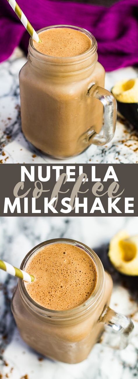 Nutella Milkshake Recipe, Coffee Milkshake Recipe, Nutella Smoothie, Nutella Coffee, Nutella Milkshake, Nutella Lover, Coffee Milkshake, Oreo Milkshake, Milkshake Recipe