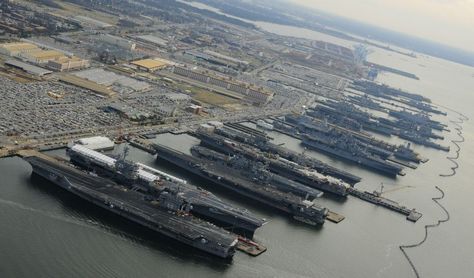 Norfolk Naval Base Uss Enterprise Cvn 65, Naval Station Norfolk, Go Navy, Us Navy Ships, Norfolk Virginia, Naval Force, Sea Level Rise, Military Base, Pearl Harbor