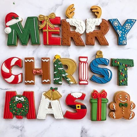 DoughEZ no Instagram: “Wishing everyone a very Merry Christmas! May your heart be full of joy, your blessings too many to count and the best gifts you receive be…” Cookie Letters, Christmas Hostess, Alphabet Cookies, Christmas Cake Decorations, Christmas Alphabet, Best Christmas Cookies, Team A, Cookie Party, Xmas Cookies