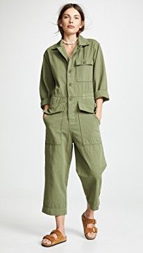 Jumpsuits | SHOPBOP Boilersuit Women, Space Jumpsuit, Wood Dress, Workwear Overalls, Style At A Certain Age, Boiler Suit, Over Size, Workwear Fashion, China Fashion